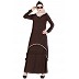 C  Cut Abaya- Coffee Brown C  Cut Abaya- Coffee Brown